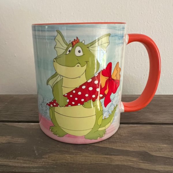 Keramiktasse Hochglanz: Konstantin orange