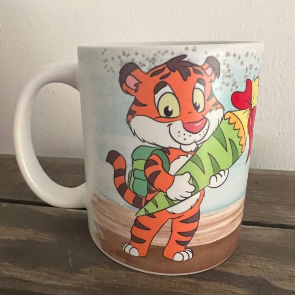 Keramiktasse satin:  Tiger