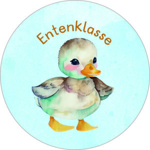 Buttonvorlage: Entenklasse