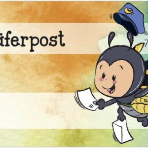 Käferpost - Schild Postmappe