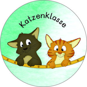 Buttonvorlage: Katzenklasse