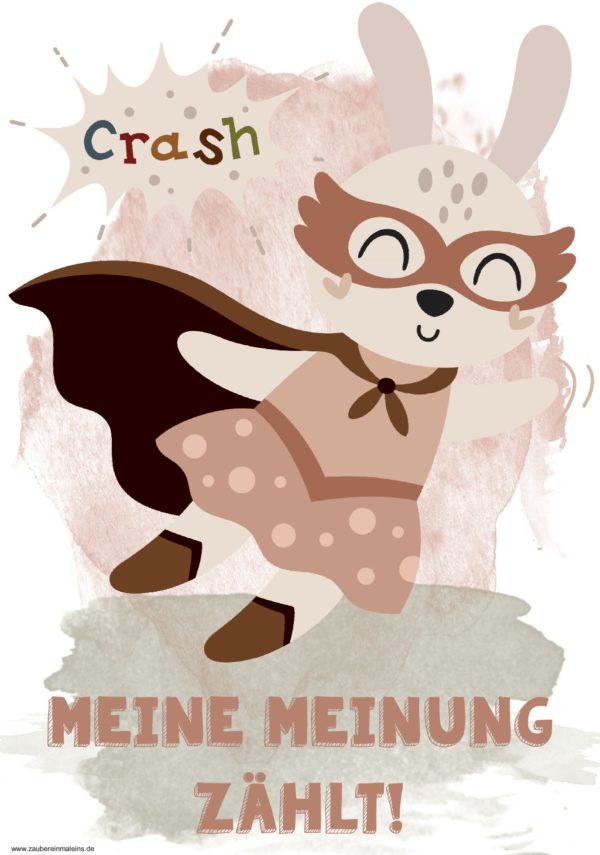 Poster/Aushang: Meine Meinung zählt!