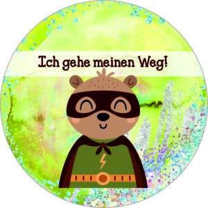 Buttonvorlage: Mein Weg
