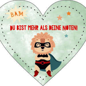 Anhänger/Aufkleber Herz: Mehr als Noten