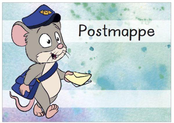 Vorlage: Postmappe Maus