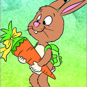 Lesezeichen: Einschulung Hase - plottbar