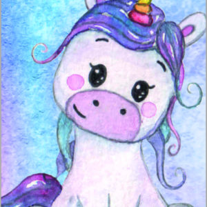 Lesezeichen: Einhorn - plottbar
