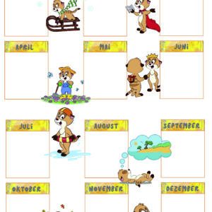Geburtstagskalender Erdmännchen
