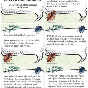 Lesespiel: Köttel Karl und Kreufelteufel