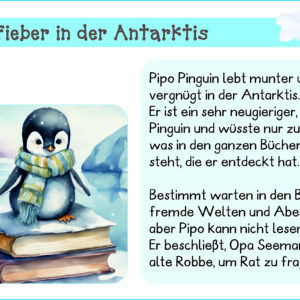 Leseweg: Lesefieber in der Antarktis (auch digital/interaktiv)