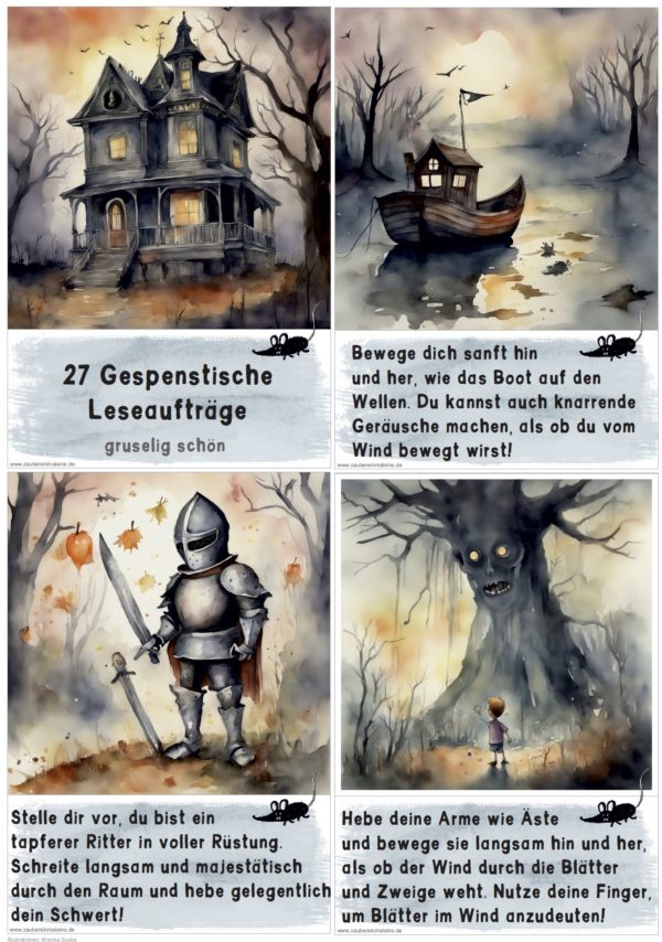 27 Gespenstische Leseaufträge - gruselig schön