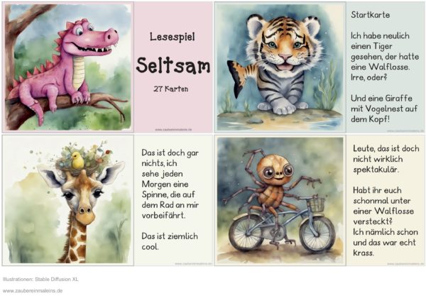 Lesespiel: Seltsam