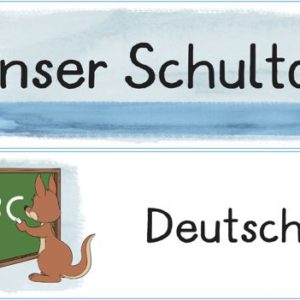 Über 100 Tagestransparenzschilder Känguru