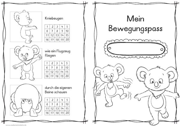 Koala Bewegungspass
