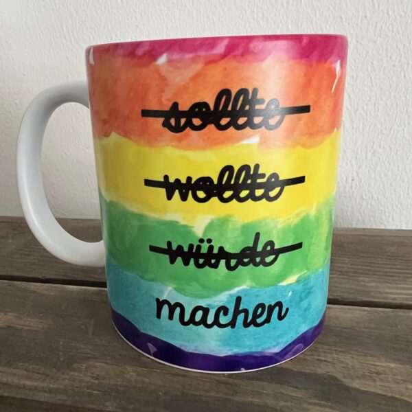 Keramiktasse satin:  Machen