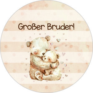 Buttonvorlage: Großer Bruder