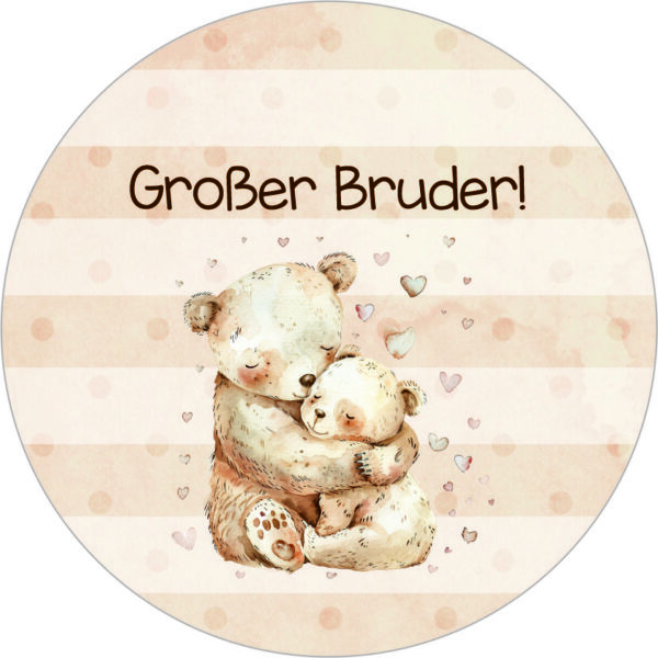 Buttonvorlage: Großer Bruder