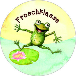 Buttonvorlage: Froschklasse