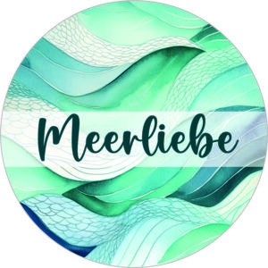 Buttonvorlage: Meerliebe