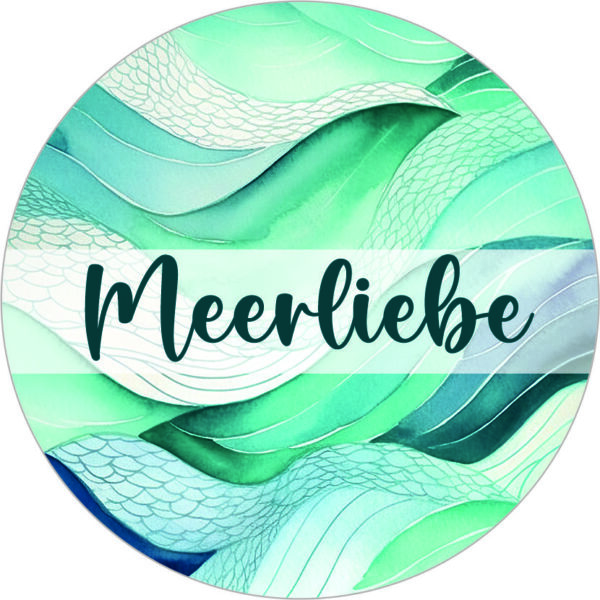 Buttonvorlage: Meerliebe