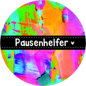 Buttonvorlage: Pausenhelfer