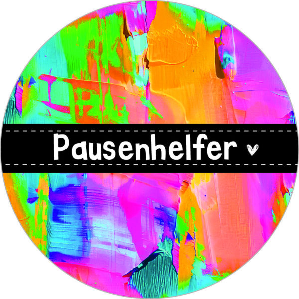 Buttonvorlage: Pausenhelfer