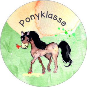 Buttonvorlage: Ponyklasse