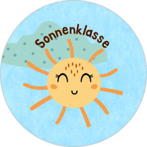 Buttonvorlage: Sonnenklasse