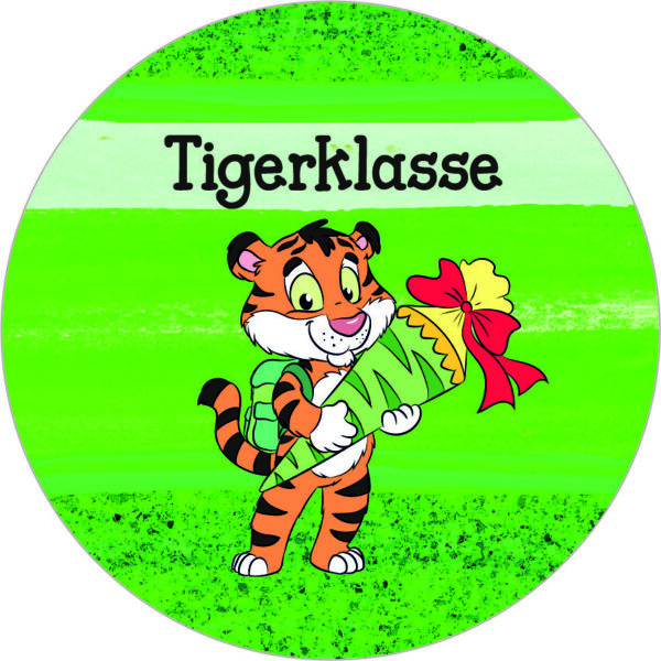 Buttonvorlage: Tigerklasse