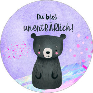 Buttonvorlage: UnentBÄRlich