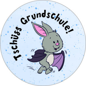 Buttonvorlage: Abschied Fledermaus