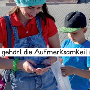 Posterset: Kind statt Handy