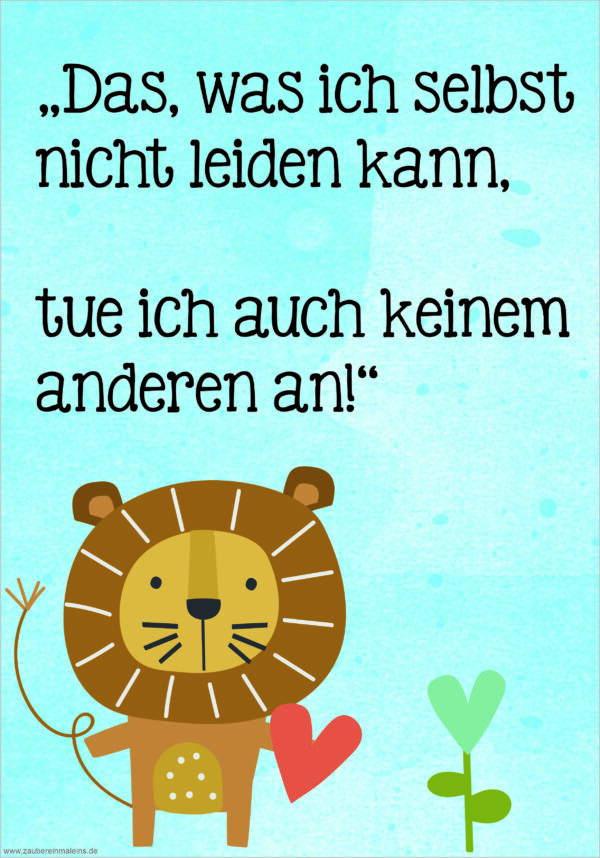 Poster: Was ich nicht leiden kann - Löwe