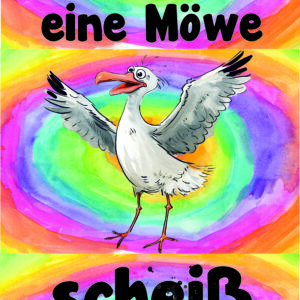 Plakat: Wie eine Möwe - gegen Rassismus