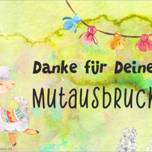 Kärtchen: Mutausbruch