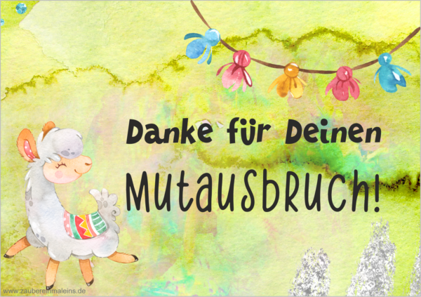 Kärtchen: Mutausbruch