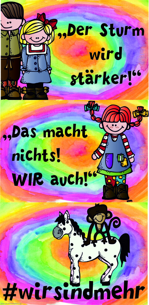 Plakat: Der Sturm wird stärker