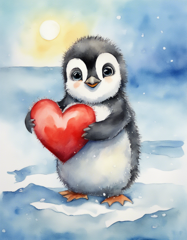 255 Stable Diffusion XL Illustrationen: Pinguin