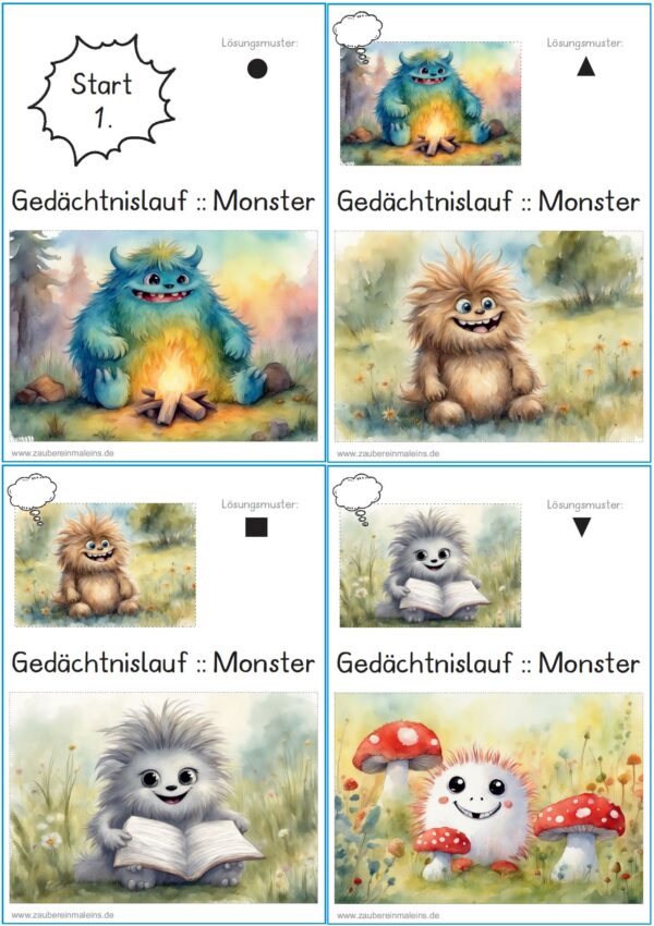 Gedächtnislauf: Monster