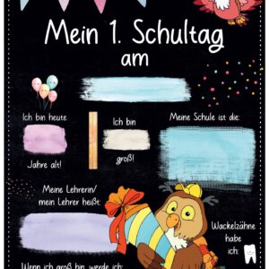 Meilensteintafel 1. Schultag: Eule