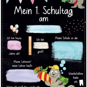 Meilensteintafel 1. Schultag: Seehund