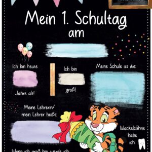Meilensteintafel 1. Schultag: Tiger