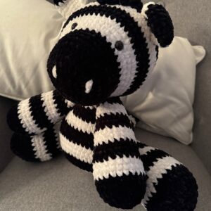 Lenas Unikate/Häkelkunst: Großes Zebra