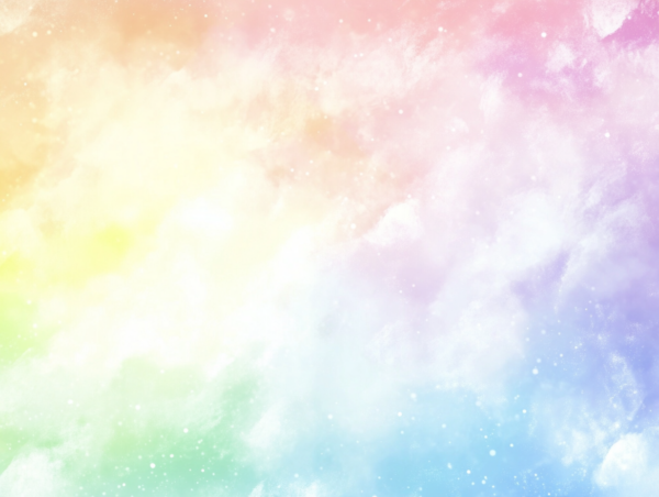 Midjourney KI Illustration: Hintergrund Regenbogen