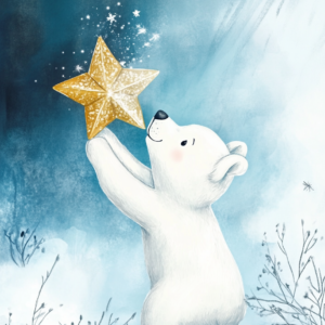 Midjourney KI Illustrationen/Sparpaket: 228 Eisbärenbilder
