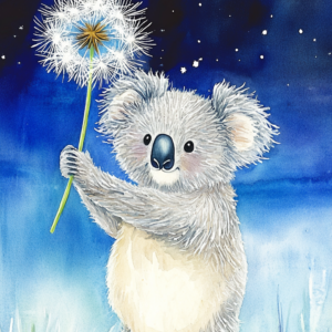 Midjourney KI Illustrationen/Sparpaket: Make a wish Format 1:2 (182 x)
