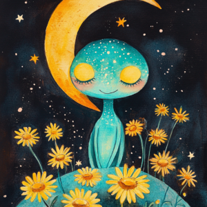 Midjourney KI Illustrationen/Sparpaket: Weltall/Alien (165 Bilder)