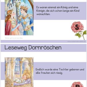 Leseweg: Dornröschen