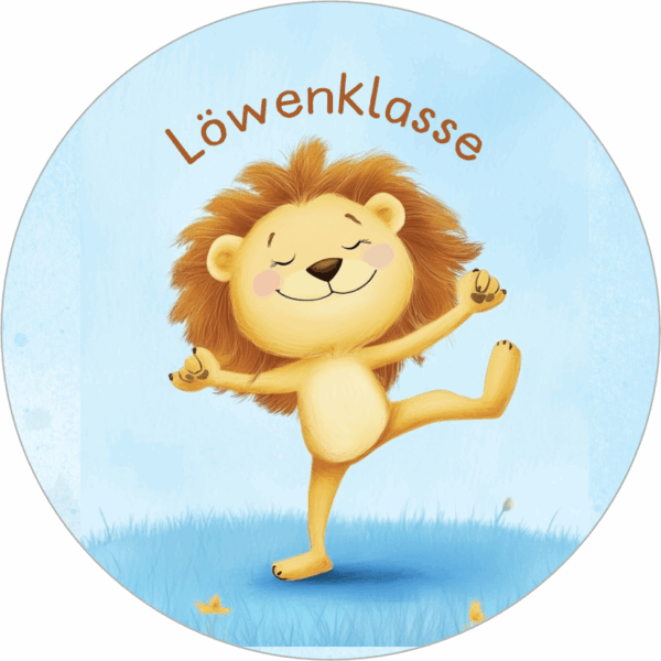 Buttonvorlage (png Datei): Löwenklasse