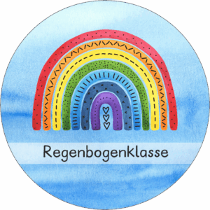 Buttonvorlage (png Datei): Regenbogenklasse